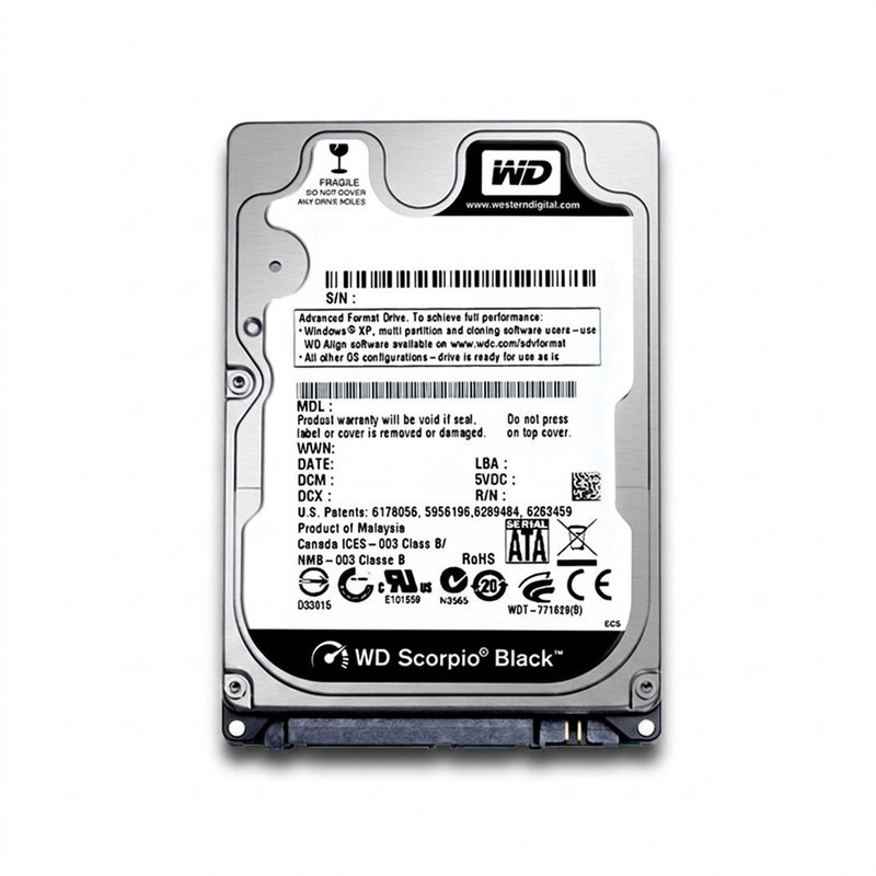 هارد دیسک وسترن دیجیتال مدل WD500LPLX ظرفیت 500 گیگابایت