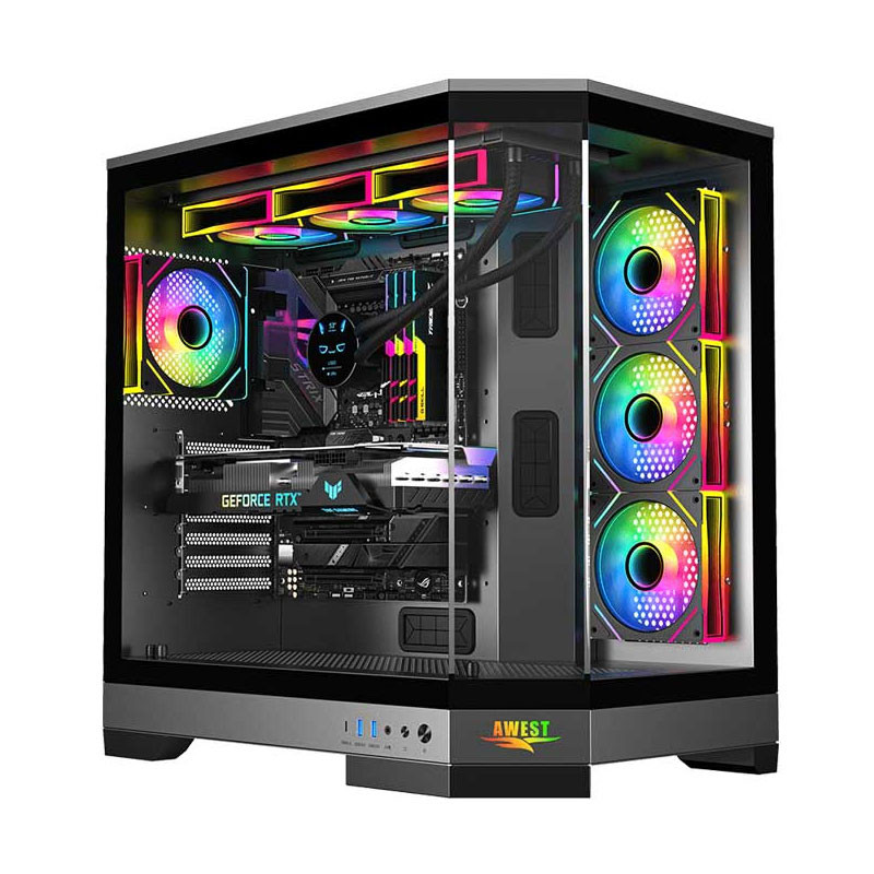 کیس کامپیوتر گیمینگ اوست مدل GT-AQ1-MB