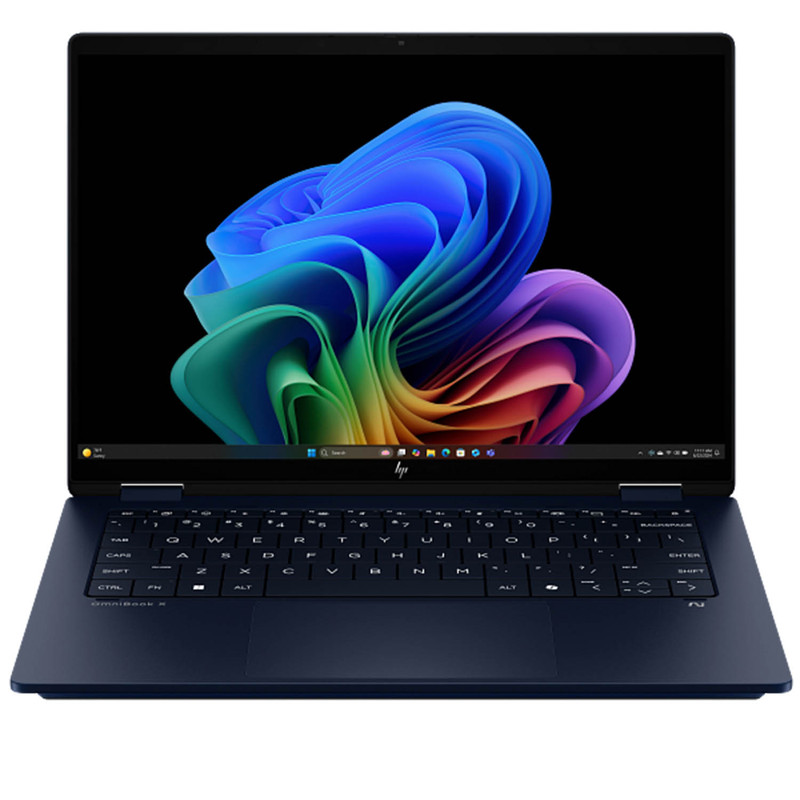 لپ تاپ 14 اینچی اچ‌ پی مدل OmniBook X Flip 14-fm0023dx-Core Ultra 7 256V-16GB LPDDR5X 8533MHz-1TB SSD-Touch-Backlit-W